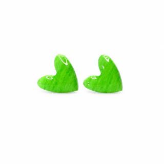 Srdíčka - UV zelená MINI